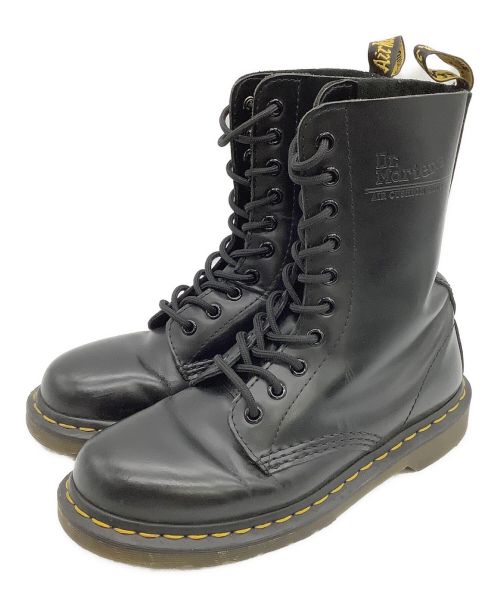 Dr.Martens（ドクターマーチン）Dr.Martens (ドクターマーチン) 10ホールブーツ ブラック サイズ:24の古着・服飾アイテム