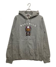 A BATHING APE（アベイシングエイプ）の古着「ジップパーカー」｜グレー