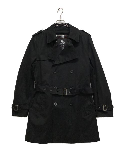 BURBERRY BLACK LABEL（バーバリーブラックレーベル）BURBERRY BLACK LABEL (バーバリーブラックレーベル) ライナー付トレンチコート ブラック サイズ:Lの古着・服飾アイテム