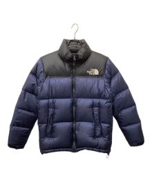 THE NORTH FACE（ザ ノース フェイス）の古着「ヌプシライトダウンジャケット」｜ネイビー×ブラック