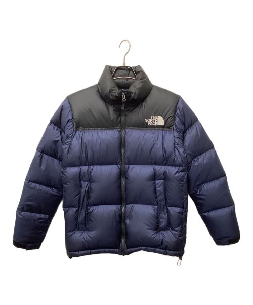 THE NORTH FACE（ザ ノース フェイス）THE NORTH FACE (ザ ノース フェイス) ヌプシライトダウンジャケット ネイビー×ブラック サイズ:Mの古着・服飾アイテム