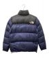 THE NORTH FACE (ザ ノース フェイス) ヌプシライトダウンジャケット ネイビー×ブラック サイズ:M：18000円