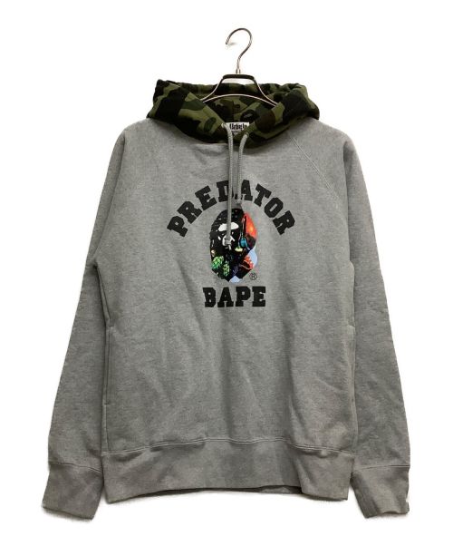 A BATHING APE（アベイシングエイプ）A BATHING APE (アベイシングエイプ) パーカー グレー サイズ:Lサイズの古着・服飾アイテム