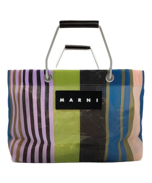 MARNI MARKET（マルニ マーケット）MARNI MARKET (マルニ マーケット) ハンドバッグ グリーン×ブルーの古着・服飾アイテム