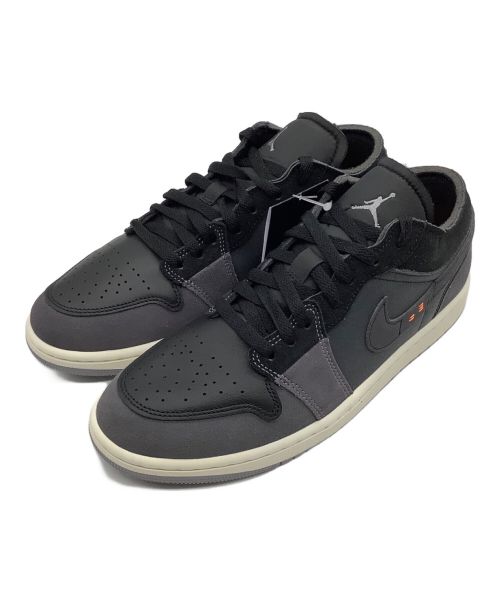 NIKE（ナイキ）NIKE (ナイキ) AIR JORDAN 1 LOW SE CRFT ブラック/セメントグレー サイズ:US9 未使用品の古着・服飾アイテム