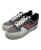 NIKEナイキ）の古着「AIR FORCE 1 07」｜ホワイト/グレー/エレクトリックグリーン