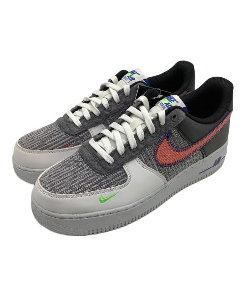 NIKE（ナイキ）NIKE (ナイキ) AIR FORCE 1 07 ホワイト/グレー/エレクトリックグリーン サイズ:US9 未使用品の古着・服飾アイテム