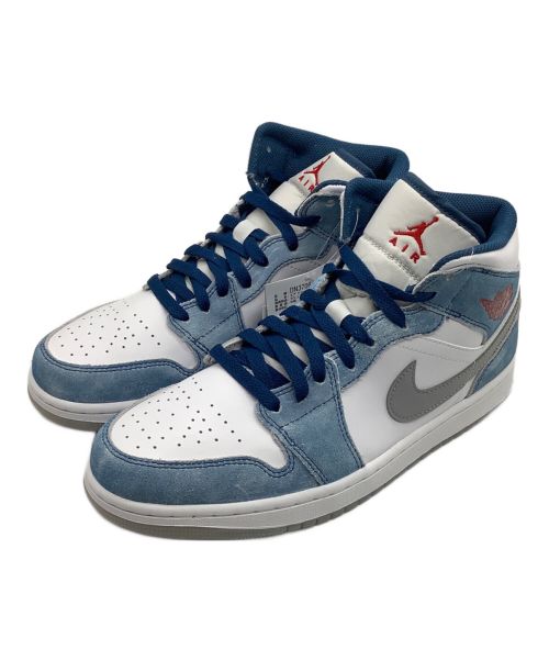 NIKE（ナイキ）NIKE (ナイキ) AIR JORDAN 1 MID SE ホワイト/ハイパーロイヤル-レッド サイズ:US9の古着・服飾アイテム