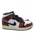 NIKE (ナイキ) AIR JORDAN1 MID SE “WEAR AWAY” レッド×ホワイト サイズ:US9：17000円