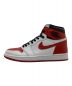 NIKE (ナイキ) AIR JORDAN 1 RETRO HIGH OG レッド×ホワイト サイズ:US9 未使用品：16000円