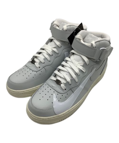 NIKE（ナイキ）NIKE (ナイキ) AIR FORCE 1 MID '07 PRM グレー サイズ:US8.5 未使用品の古着・服飾アイテム