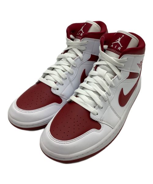 NIKE（ナイキ）NIKE (ナイキ) AIR JORDAN 1 MID レッド サイズ:US9.5 未使用品の古着・服飾アイテム