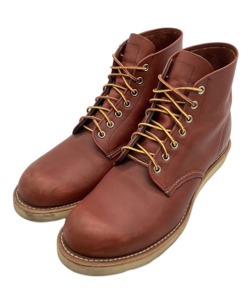 RED WING（レッドウィング）RED WING (レッドウィング) プレーントゥブーツ ブラウン サイズ:USA9 1/2の古着・服飾アイテム