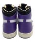 中古・古着 NIKE (ナイキ) スニーカー AIR JORDAN 1 ZOOM CMFT ホワイト/クレーター パープル-ブラック サイズ:US8.5：12000円