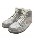 NIKEナイキ）の古着「スニーカー NIKE WMNS AIR JORDAN 1 MID SE」｜ライト アイアン オレ/アトモスフィア-