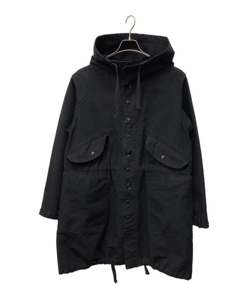 Engineered Garments（エンジニアド ガーメンツ）Engineered Garments (エンジニアド ガーメンツ) フーデッドコート ブラック サイズ:Mの古着・服飾アイテム