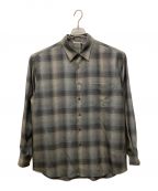 AURALEEオーラリー）の古着「SUPER LIGHT WOOL CHECK SHIRT」｜グレー