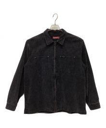 SUPREME（シュプリーム）の古着「Washed Corduroy Zip Up Shirt」｜グレー