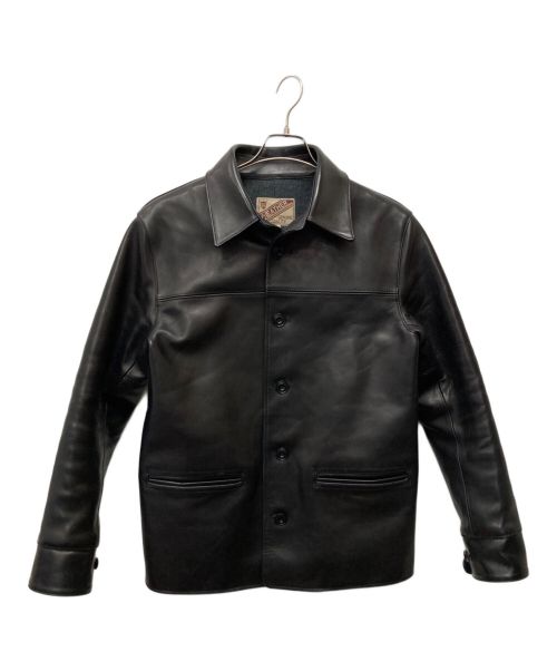 Y2LEATHER（ワイツーレザー）Y2LEATHER (ワイツーレザー) カーコート ブラック サイズ:40の古着・服飾アイテム