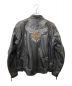 HARLEY-DAVIDSON (ハーレーダビッドソン) レザージャケット ブラック サイズ:L：30000円