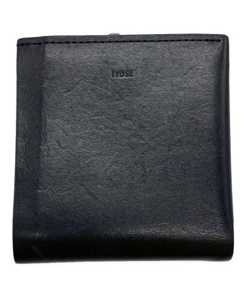 irose（イロセ）irose (イロセ) SLANT SHORT WALLET ブラックの古着・服飾アイテム