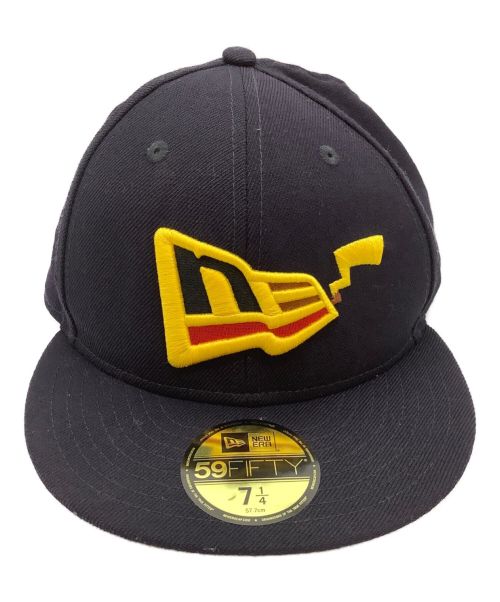 中古 古着通販 New Era ニューエラ ピカチュウモチーフ グラフィカルロゴ キャップ ネイビー ブランド 古着通販 トレファク公式 Trefac Fashion