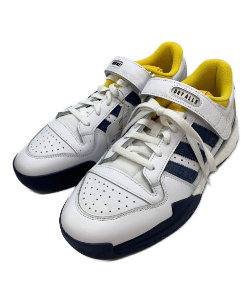 adidas originals by HUMAN MADE（アディダス オリジナル バイ ヒューマンメイド）adidas Originals by HUMAN MADE (アディダス オリジナル バイ ヒューマンメイド) FORUM LOW HM ホワイト×ネイビー サイズ:27.5の古着・服飾アイテム