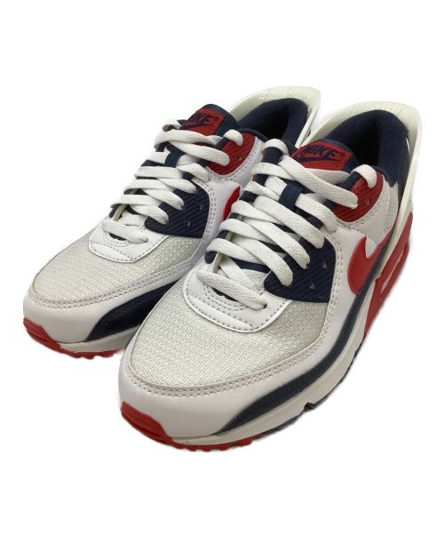 NIKE（ナイキ）NIKE (ナイキ) AIR MAX 90 FLYEASE USA ホワイト×ネイビー サイズ:25cmの古着・服飾アイテム