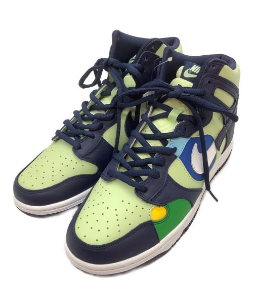 NIKE（ナイキ）NIKE (ナイキ) DUNK HIGH Pistachio and Midnight Navy ブルー×グリーン サイズ:28cmの古着・服飾アイテム