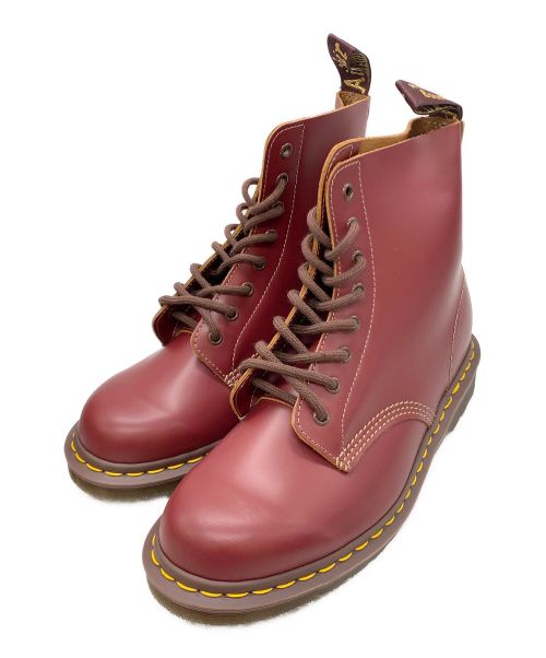 Dr.Martens（ドクターマーチン）Dr.Martens (ドクターマーチン) 8ホールブーツ レッド サイズ:9の古着・服飾アイテム