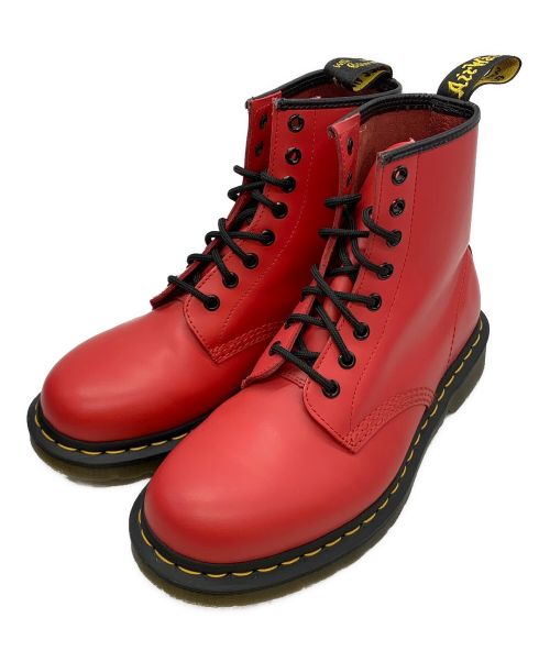 Dr.Martens（ドクターマーチン）Dr.Martens (ドクターマーチン) 8ホールブーツ レッド サイズ:UK7の古着・服飾アイテム