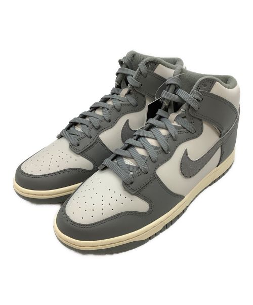 NIKE（ナイキ）NIKE (ナイキ) Dunk High Retro SE VNTG ダンク ハイ レトロ SE ヴィンテージ グレー サイズ:27.5cm 未使用品の古着・服飾アイテム