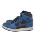 NIKE (ナイキ) Air Jordan1 Retro High OG ブラック×ブルー サイズ:26.5cm：12800円