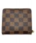 LOUIS VUITTON (ルイ ヴィトン) ダミエ コンパクトジップ：12000円