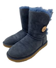 UGG（アグ）の古着「W BAILEY BUTTON ムートンブーツ」｜ネイビー