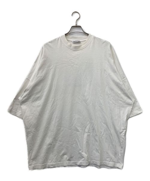 BALENCIAGA（バレンシアガ）BALENCIAGA (バレンシアガ) オーバーサイズカットソー ホワイト サイズ:XSの古着・服飾アイテム