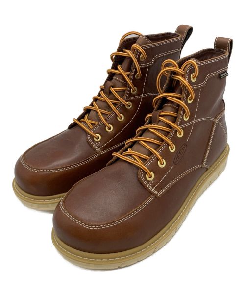 KEEN（キーン）KEEN (キーン) SAN JOSE 6” WP サンノゼ シックス ウォータープルーフ エンジニアブーツ ブラウン サイズ:27cmの古着・服飾アイテム