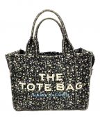 MARC JACOBSマークジェイコブス）の古着「THE DITSY FLORAL MINI TOTE キャンバストートバッグ」｜ブラック