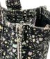 中古・古着 MARC JACOBS (マーク ジェイコブス) THE DITSY FLORAL MINI TOTE キャンバストートバッグ ブラック：6800円