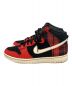 NIKE (ナイキ) Dunk High Plaid レッド×ブラック サイズ:29cm：9800円