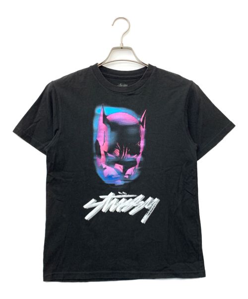 stussy（ステューシー）stussy (ステューシー) Dark Knight Mask Tee ブラック サイズ:Sの古着・服飾アイテム