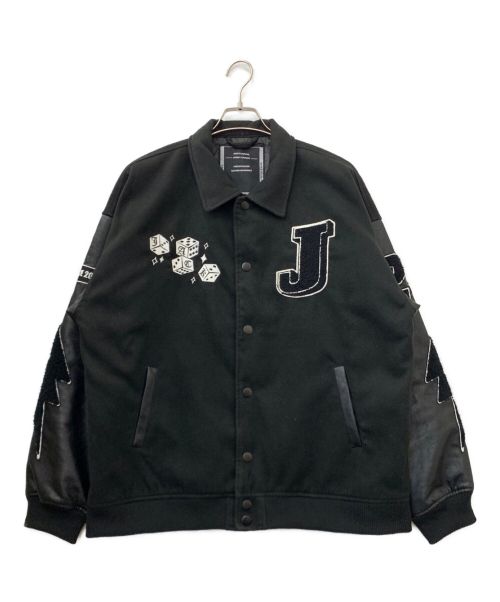 JACKROSE（ジャックローズ）JACKROSE (ジャックローズ) スタジャン ブラック サイズ:Lの古着・服飾アイテム