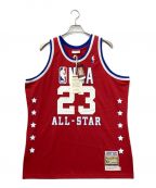 MITCHELL & NESSミッチェルアンドネス）の古着「Throwback Jersey Michael Jordan 1989 NBA All-Stars」｜レッド