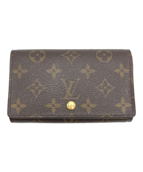 LOUIS VUITTON（ルイ ヴィトン）LOUIS VUITTON (ルイ ヴィトン) モノグラム ポルトモネ ビエ トレゾール ブラウンの古着・服飾アイテム