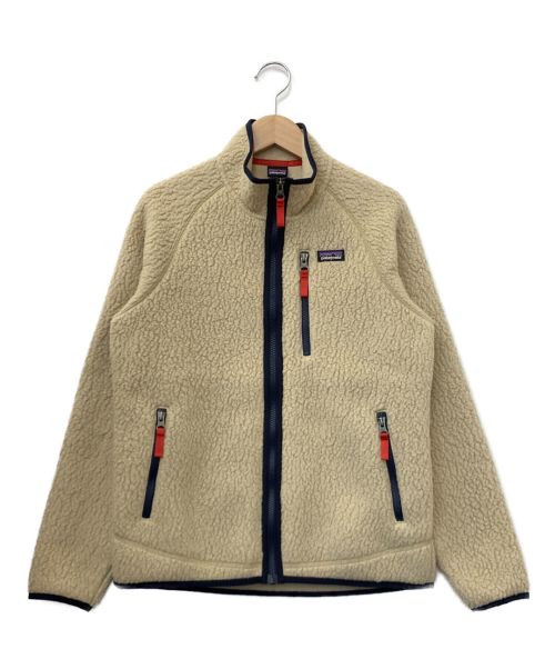 Patagonia（パタゴニア）Patagonia (パタゴニア) ボーイズレトロパイルジャケット アイボリー サイズ:XL(14)の古着・服飾アイテム