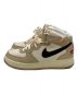 NIKE (ナイキ) AIR FORCE1 MID Pale Ivory and Shimmer ベージュ×ホワイト サイズ:27.5cm：9800円