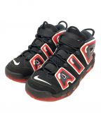 NIKEナイキ）の古着「AIR MORE UPTEMPO 96」｜ブラック×ホワイト×レーサークリムゾン