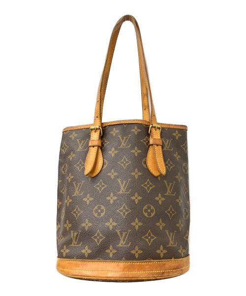 LOUIS VUITTON（ルイ ヴィトン）LOUIS VUITTON (ルイ ヴィトン) バケットPM モノグラム ショルダーバッグ エベヌの古着・服飾アイテム