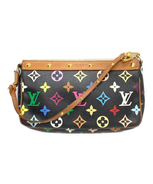 LOUIS VUITTON（ルイ ヴィトン）LOUIS VUITTON (ルイ ヴィトン) モノグラム・マルチカラー ポシェット・アクセソワール ノワールの古着・服飾アイテム