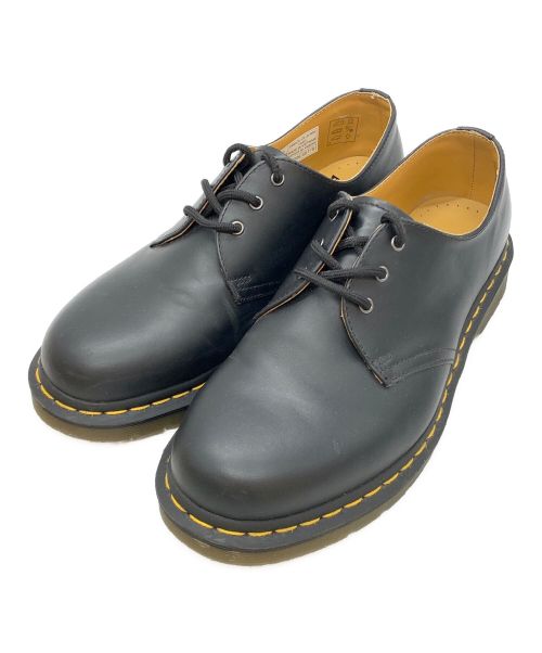 Dr.Martens（ドクターマーチン）Dr.Martens (ドクターマーチン) 3ホールシューズ ブラック サイズ:UK 8の古着・服飾アイテム